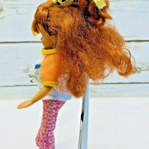 KID KORE 1992 Doll 1990 Red Hair Violet Eyes Two Piece Outfit 8" Tall - Picture 11 of 11